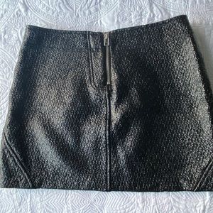Zara mini skirt front zíper